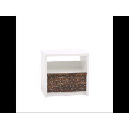 Mercury Row® Posner Manufactured Wood Nightstand & Reviews Wayfair